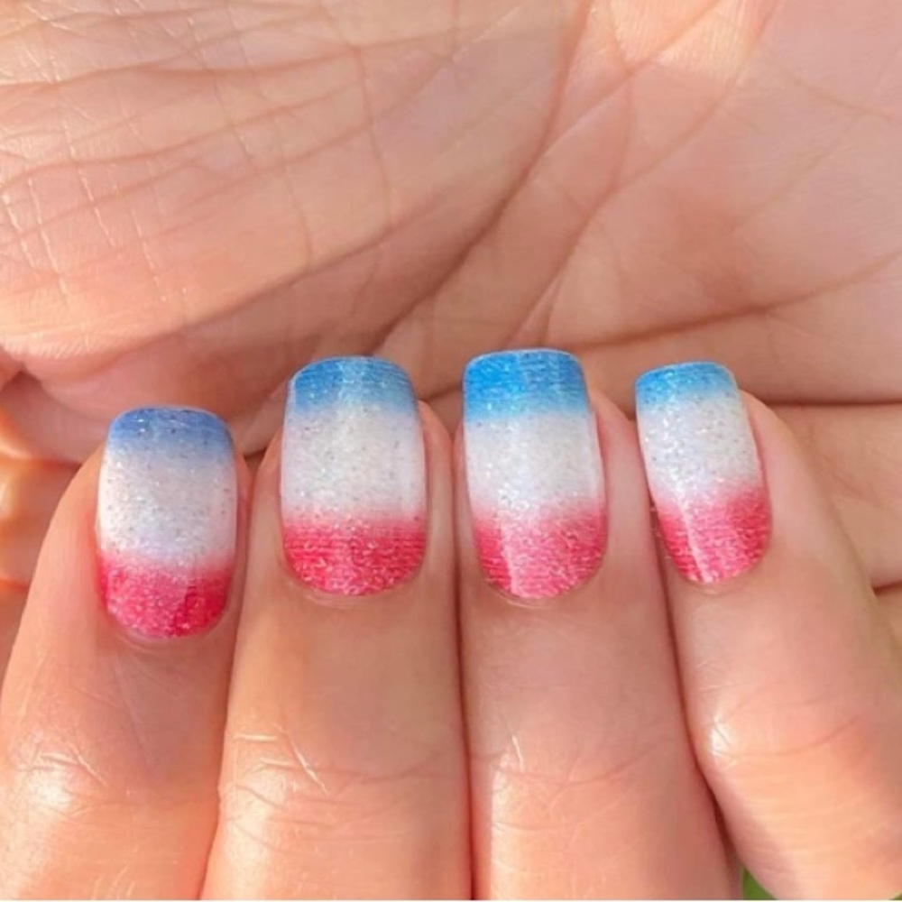 Color Street Red and White Nail Polish Strips Party Supplies - Picture 2 of 3